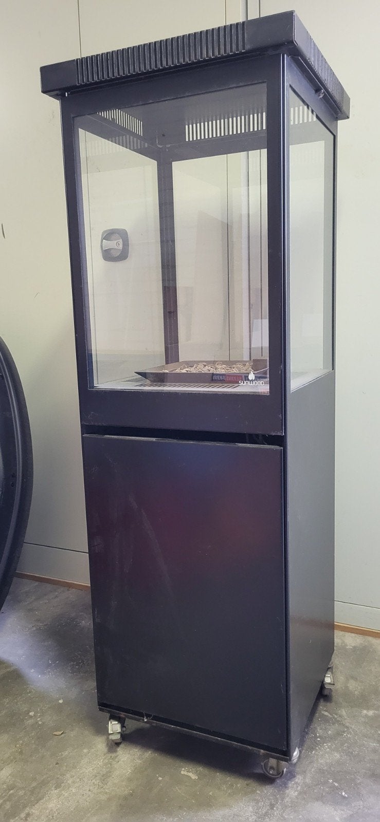 Sunwood Terrasverwarmer op Gas - Mobiel en Stijlvol, Tuin en Terras, Ophalen, Gebruikt, Gas, Vloer