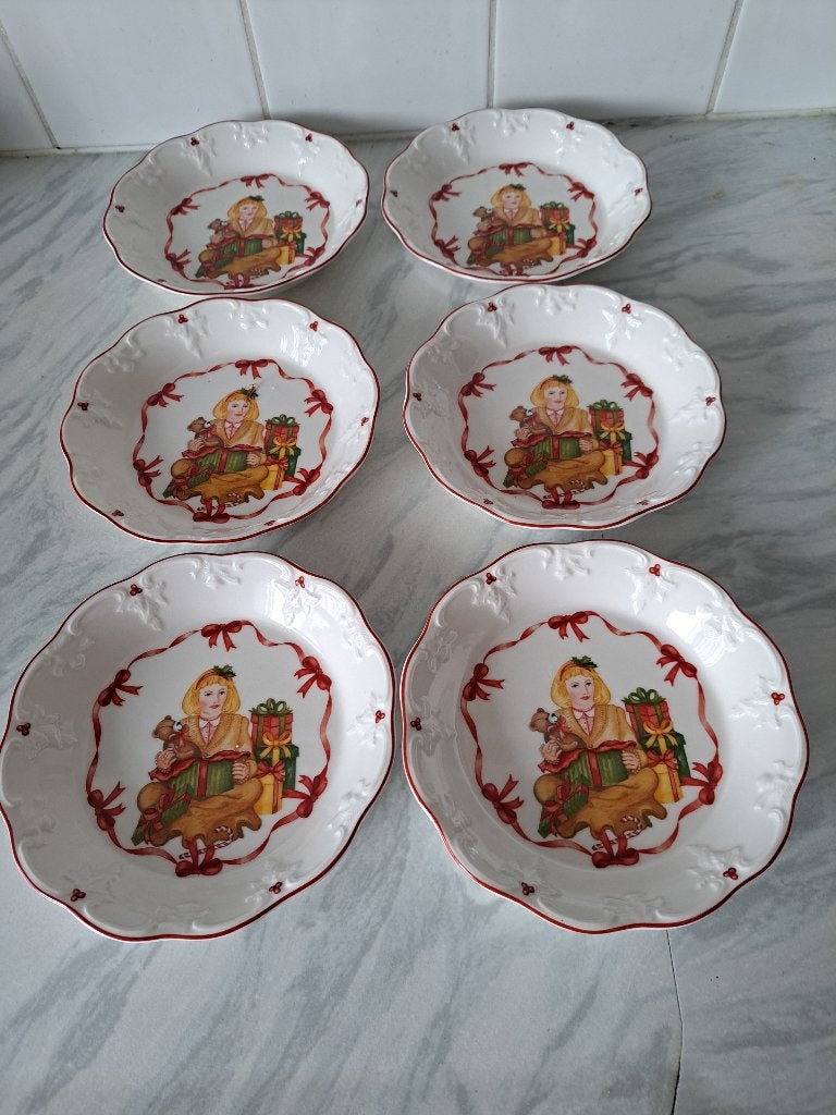 Zeldzame 6 stuks Nieuwe Villeroy en Boch schaaltjes, Ophalen of Verzenden, Zo goed als nieuw