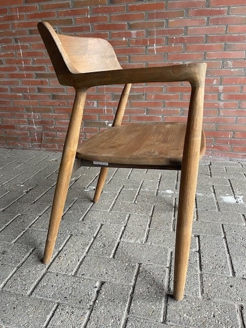 eetkamerstoel blank Massief ronde rug voorraad actie, Overige kleuren, Nieuw, Ophalen of Verzenden, Vijf, Zes of meer stoelen