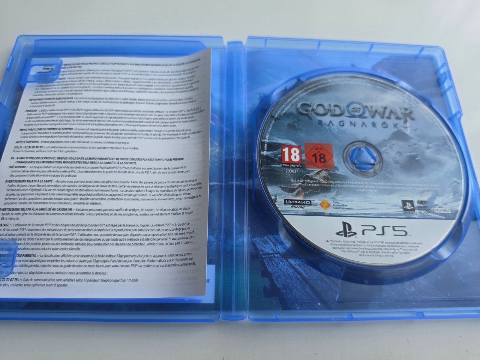 God of War Ragnarök PS5 - Zo goed als nieuw Lees Goed Aub, Avontuur en Actie, Vanaf 18 jaar, Ophalen of Verzenden, 2207 Bridgepointe Pkwy, San Mateo, CA 94404, USA