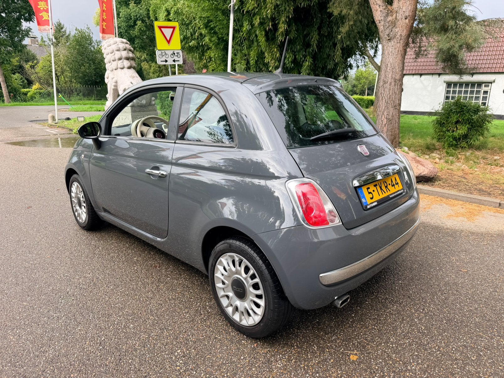 Fiat 500 0.9 Twinair C /appel CarPlay /airco/N.A.P/NL Auto, Voorwielaandrijving, Stof, Zwart, 840 kg