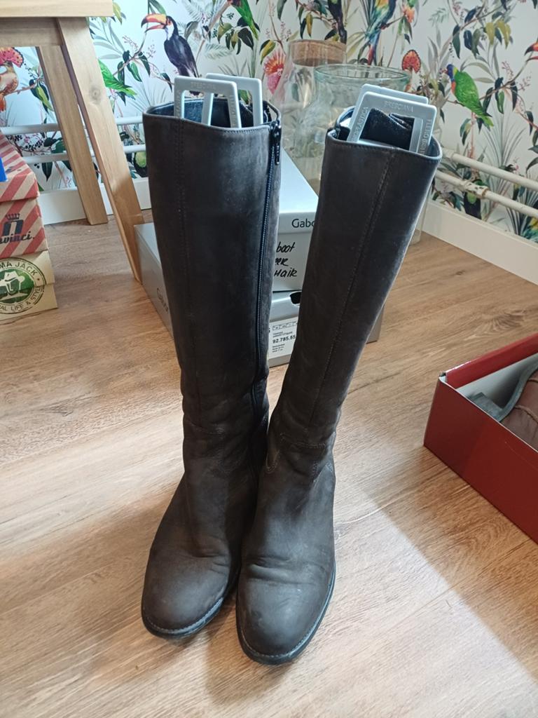 Gabor laars 38 m, Kleding | Dames, Schoenen, Ophalen of Verzenden, Zo goed als nieuw, Zwart, Hoge laarzen