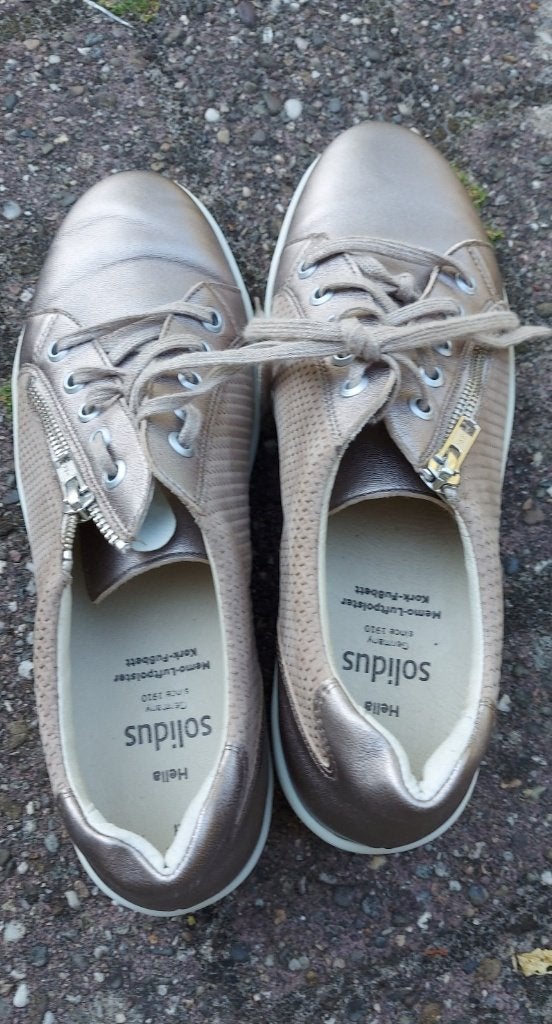 Solidus 25021 Helia Veterschoen, Brons, maat 6,5. NIEUW., Kleding | Dames, Overige kleuren, Solidus, Overige typen, Nieuw