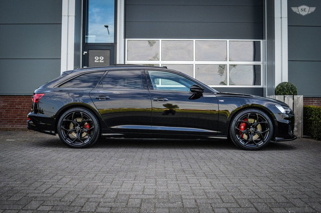 Audi A6 Avant 55 TFSIe|QUATTRO|PROLINE S|COMPETITION|360|PAN, Automaat, Gebruikt, Zwart, 4 cilinders