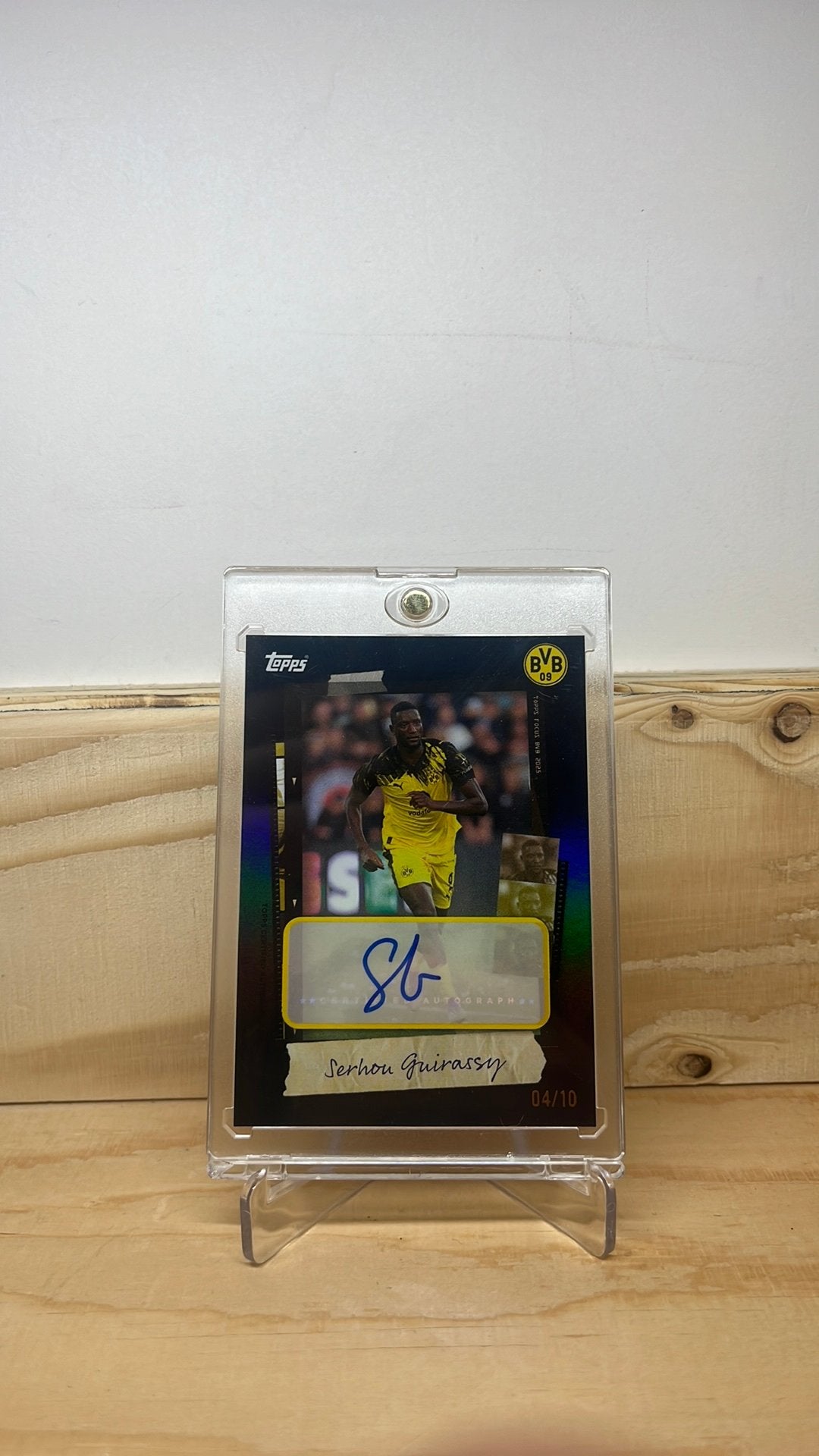 Topps guirassy /10 autograph, Ophalen of Verzenden, Nieuw