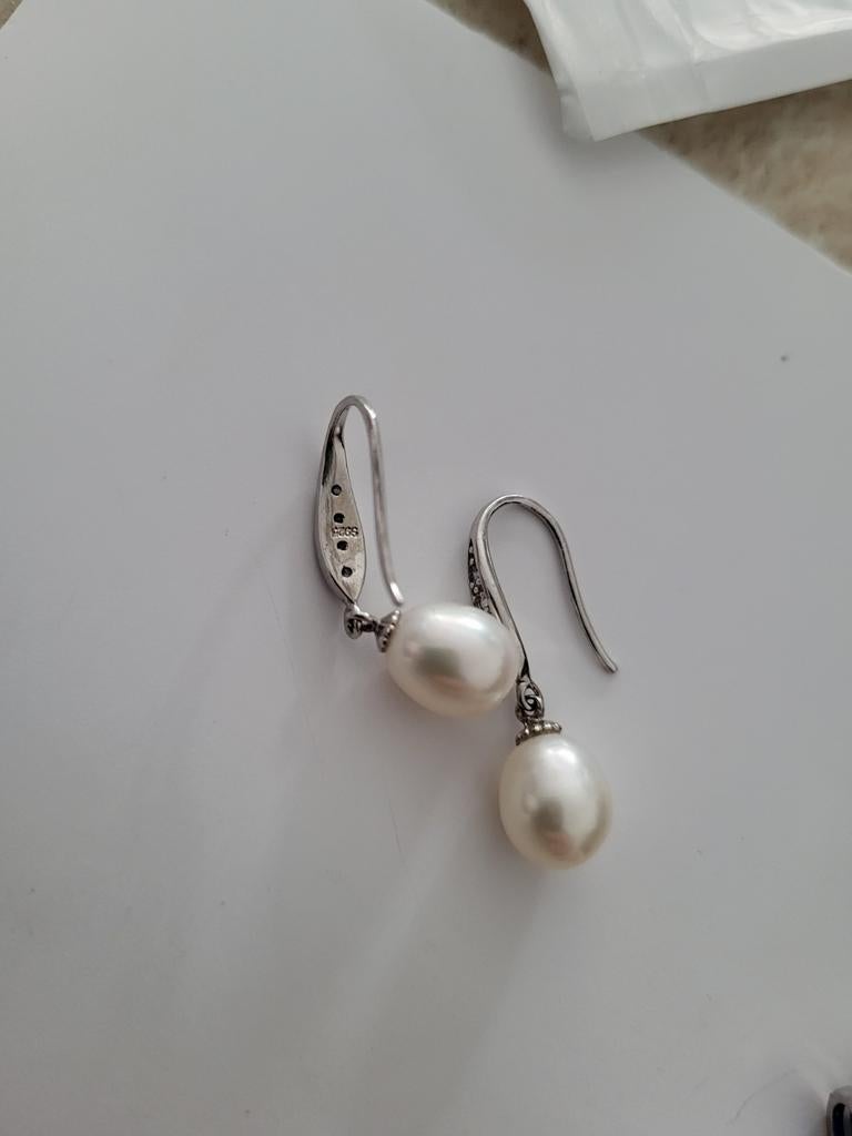 Te koop zilver oorbellen, Ophalen of Verzenden, Zo goed als nieuw, Zilver, Zilver