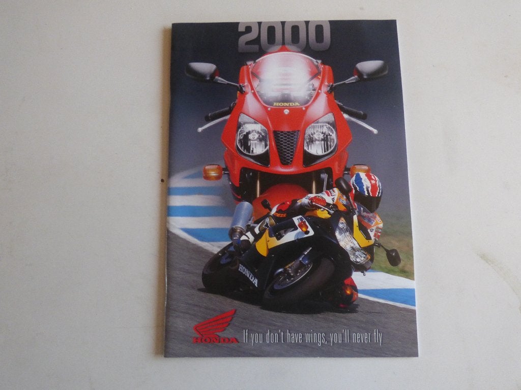 HONDA BROCHURE MODELLEN 2000, Motoren, Ophalen of Verzenden, Honda