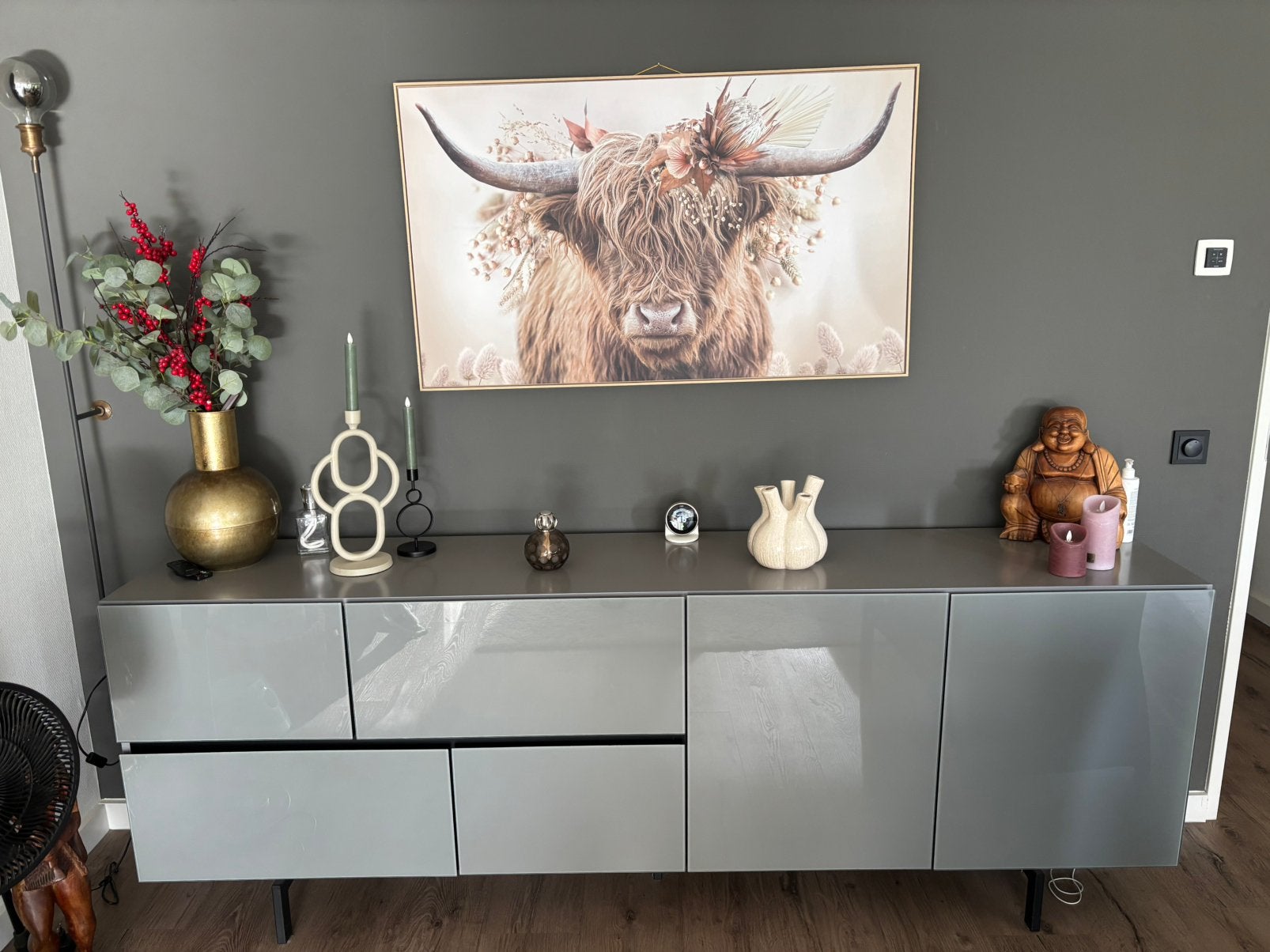 Dressoir en TV kast van XOOON, Ophalen, Zo goed als nieuw, 25 tot 50 cm, Glas