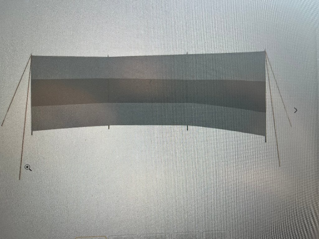 Bo-Camp Caira Plus windscherm 3 vakken - 5 meter, Caravans en Kamperen, Ophalen of Verzenden, Zo goed als nieuw