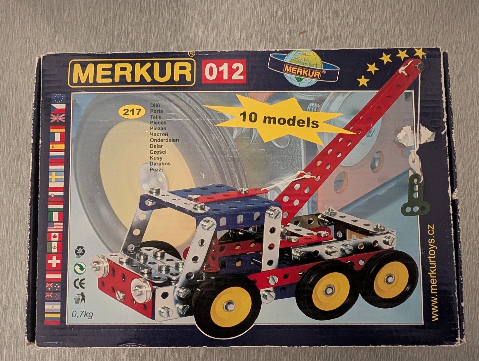 Merkur 012 Bouwdoos - 10 Modellen niet helemaal compleet, Ophalen of Verzenden, Gebruikt