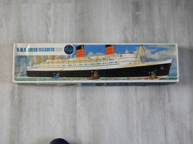 Airfix RMS Queen Elizabeth Ocean Liner, Ophalen, Nieuw, 1:200 of kleiner, Airfix