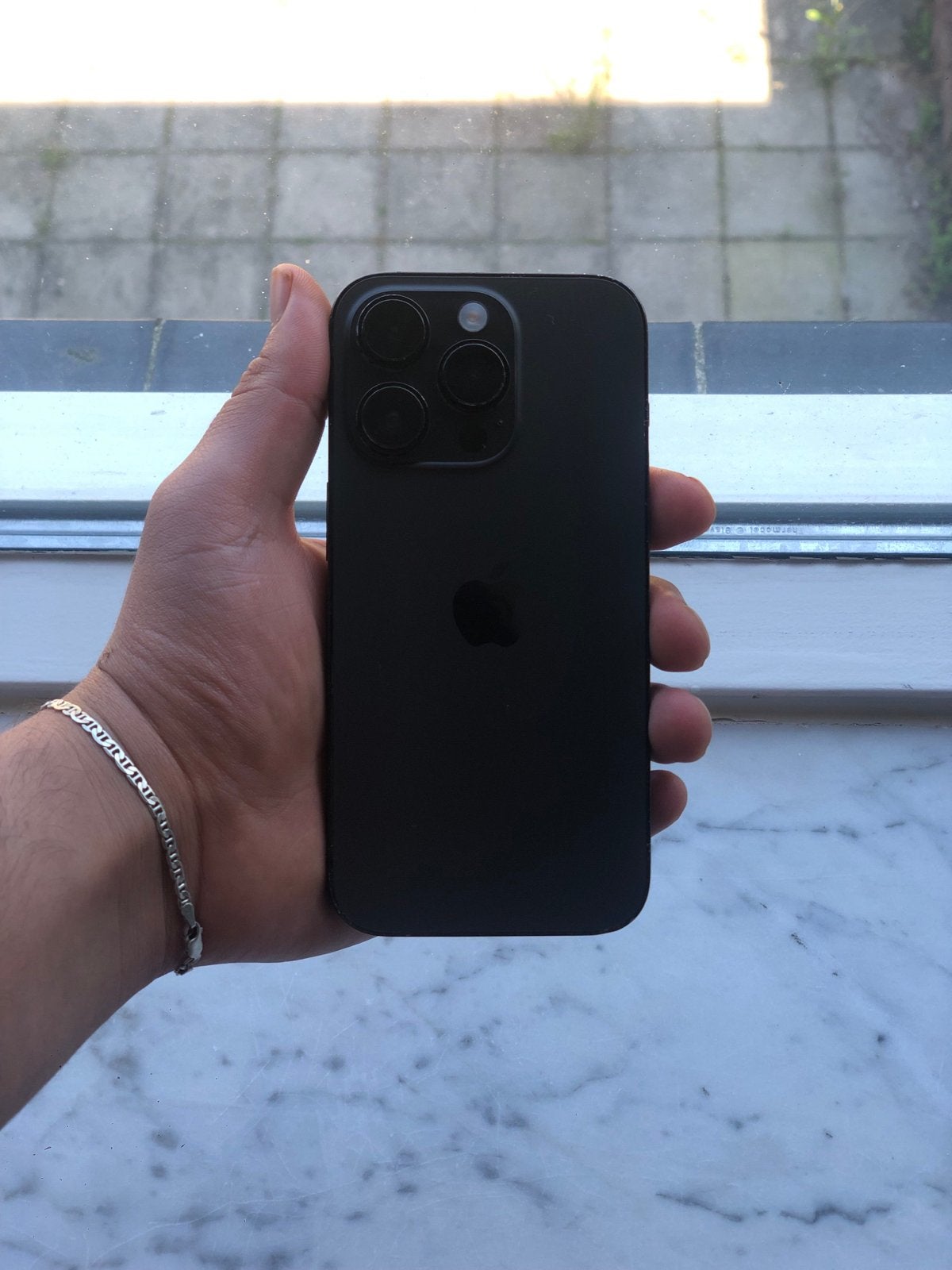 Apple iPhone 14 Pro  128GB Zwart battrij 100%, Telecommunicatie, Mobiele telefoons | Apple iPhone, Zwart, Ophalen of Verzenden