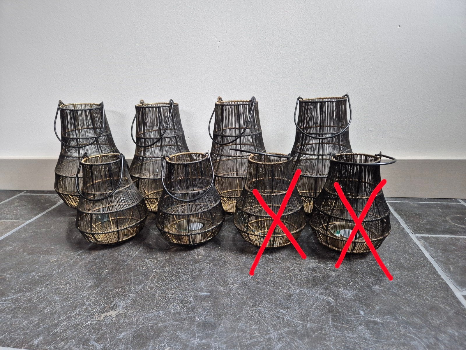 Diverse decoratie, Ophalen, Gebruikt, Zwart, Metaal
