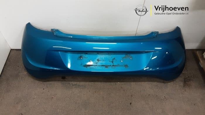 Achterbumper van een Opel Karl (Karl 15-) (GZ0), Gebruikt, -, -, Opel