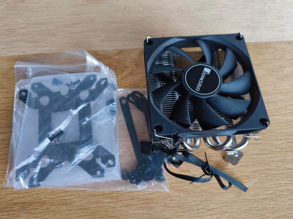 Jonsbo Low Profile Koeler AM4/AM5/Intel - 92mm Fan, Computers en Software, Computerkoelers, Ophalen of Verzenden