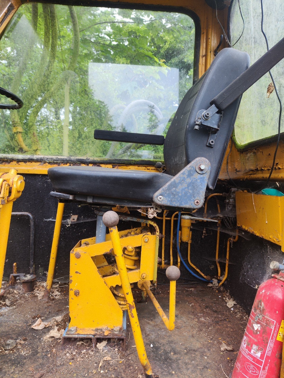 Comfortabele stoel voor graafmachine, shovel., Ophalen of Verzenden