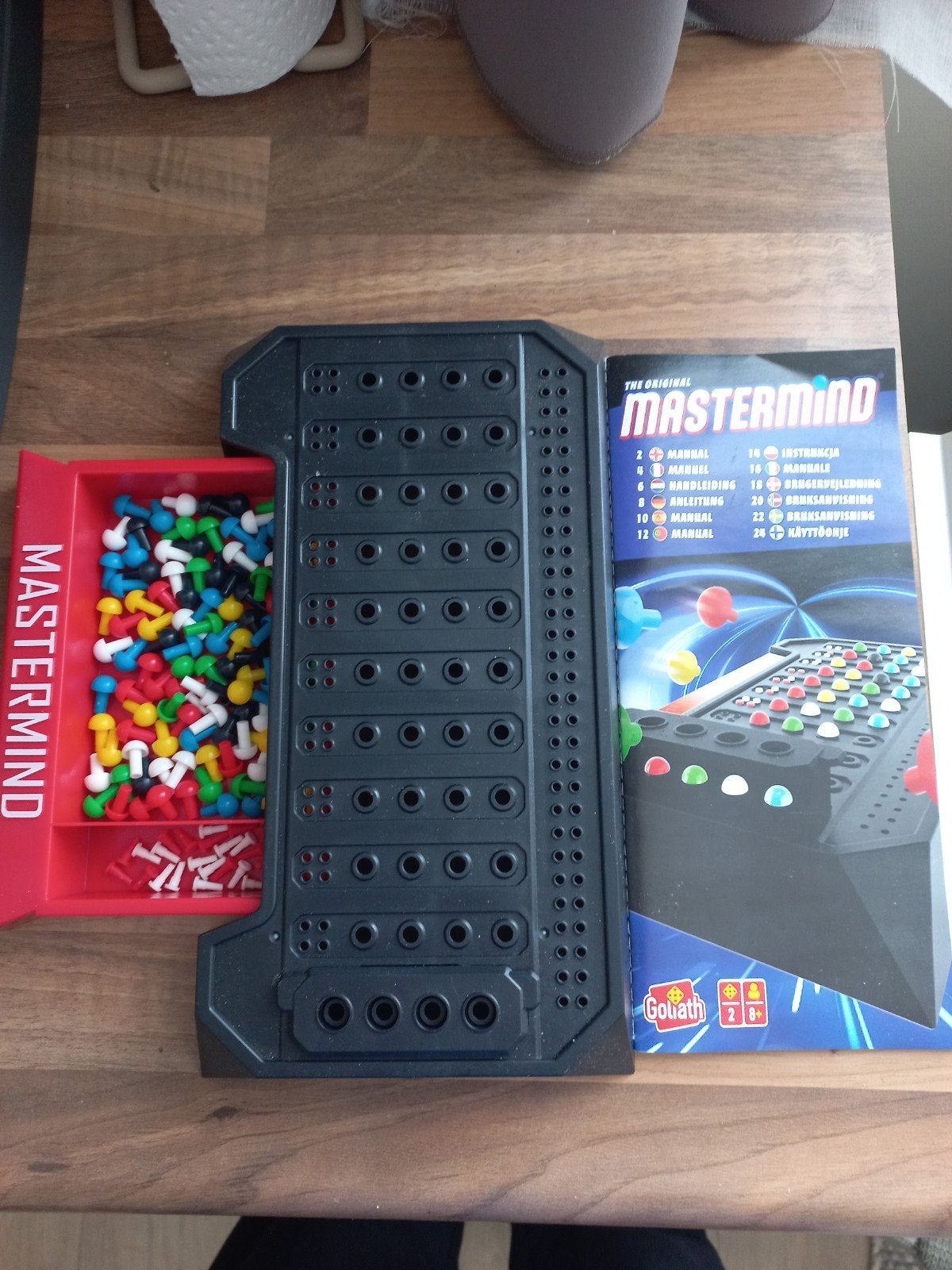 Mastermind bordspel van Goliath, Hobby en Vrije tijd, Gezelschapsspellen | Bordspellen, Een of twee spelers, Ophalen of Verzenden