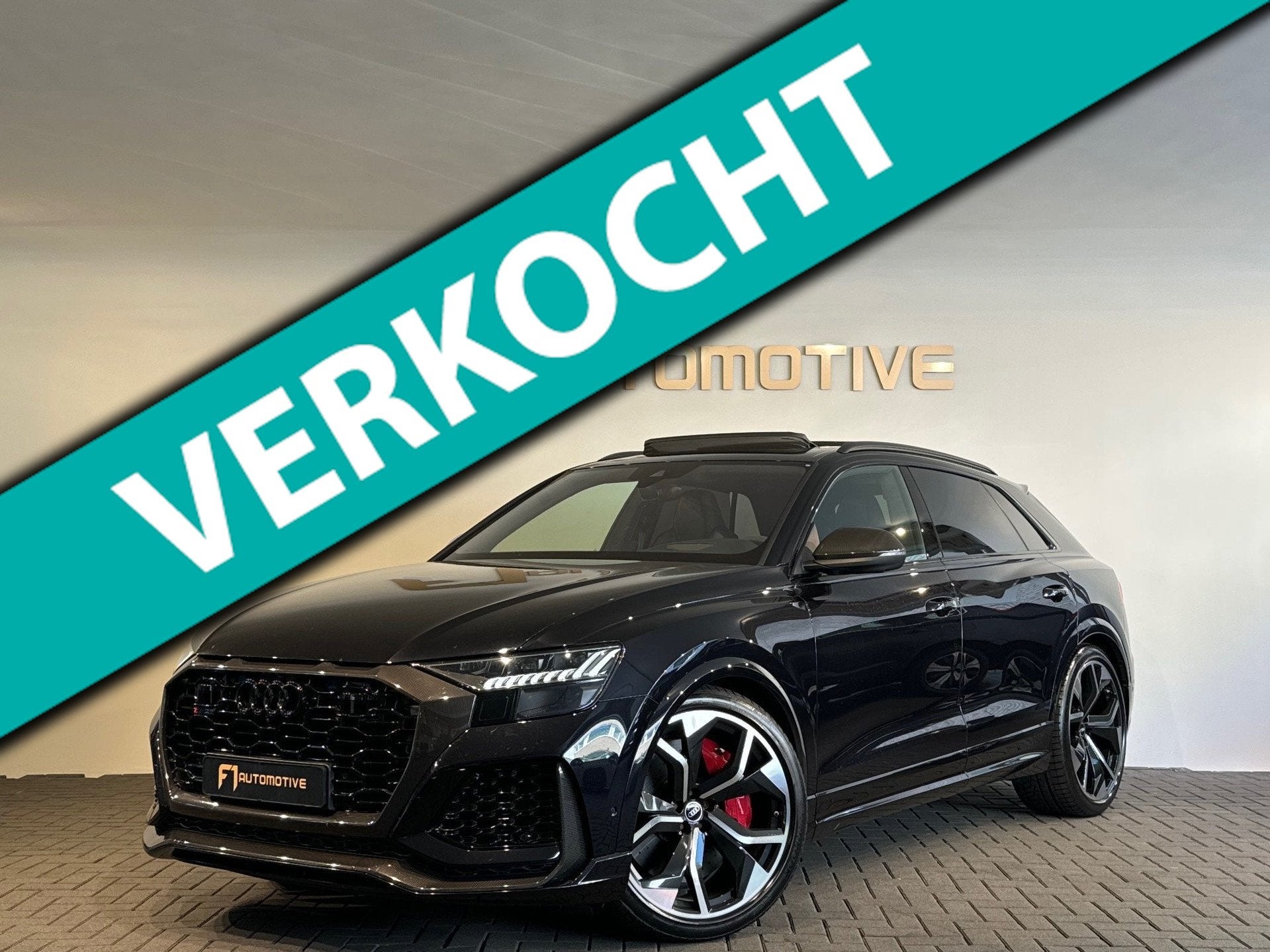 Audi RSQ8 4.0 TFSI quattro Pano|Ceramic|Akrapovic|Carbon|BTW, Auto's, Audi, Gebruikt, 600 pk, Adaptive Cruise Control, Zwart