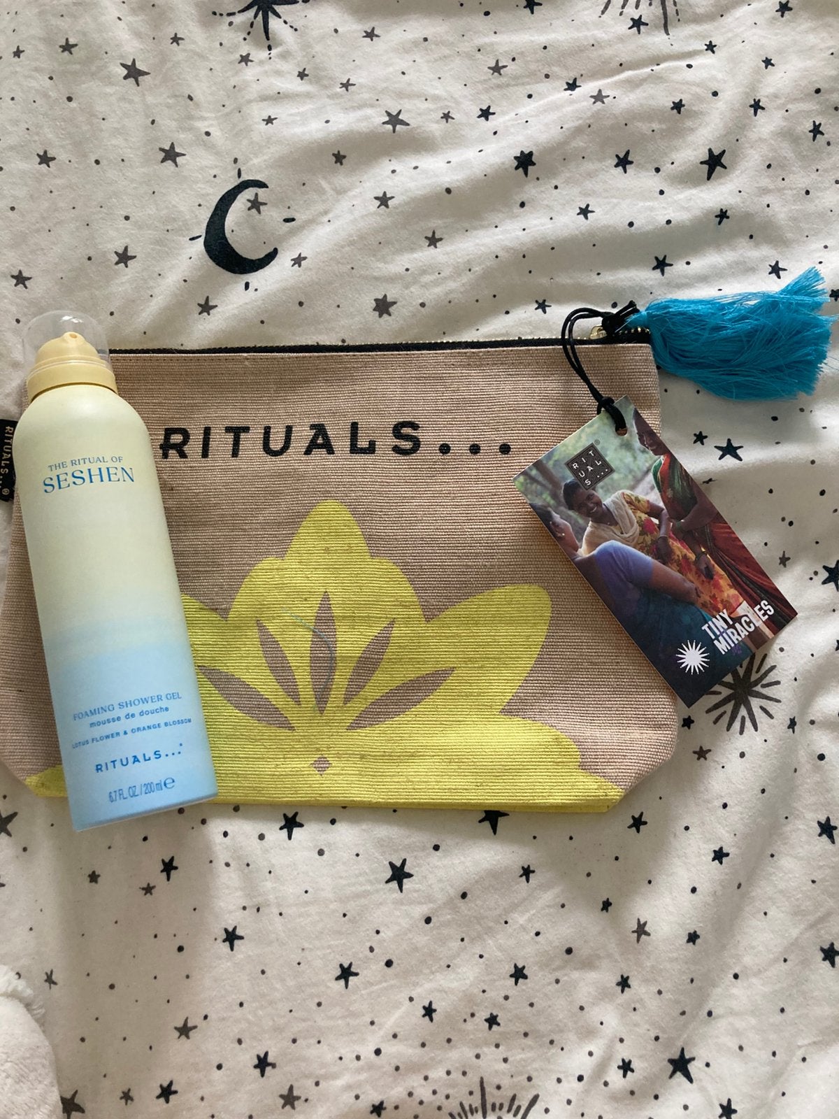 Rituals Seshen showergel en toilettas nieuwe set, Ophalen of Verzenden, Nieuw, Bad & Douche
