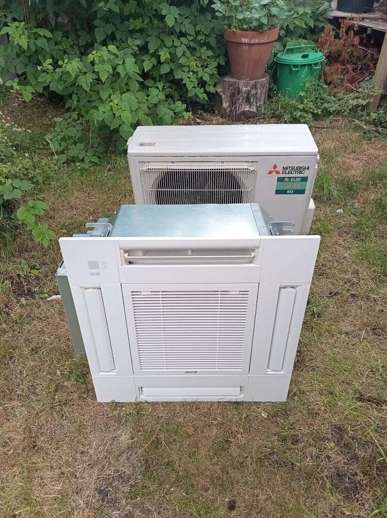 Airco Mitsubishi Electric Cassette, Ophalen, Minder dan 60 m³, Timer, Plafondventilator