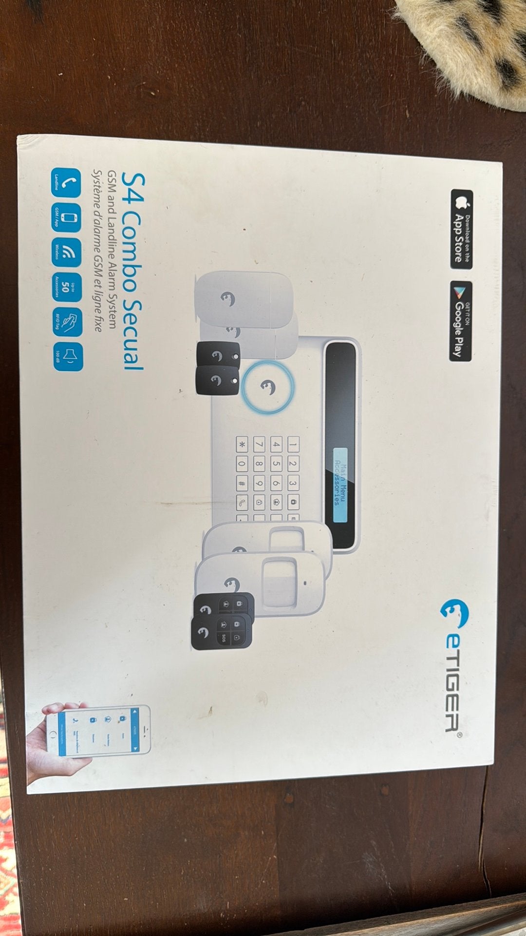 Alarmsysteem e-tiger S4 combo secual, Ophalen of Verzenden, Zo goed als nieuw, Compleet systeem