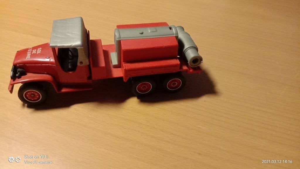 Solido CMG fire truck, Verzenden, Auto, Solido