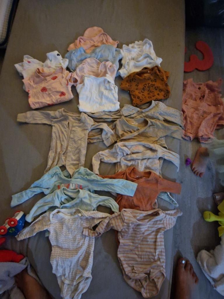 Babypakket kleding en rompertjes, Kinderen en Baby's, Babykleding | Overige, Ophalen, Gebruikt, Diverse, Meisje