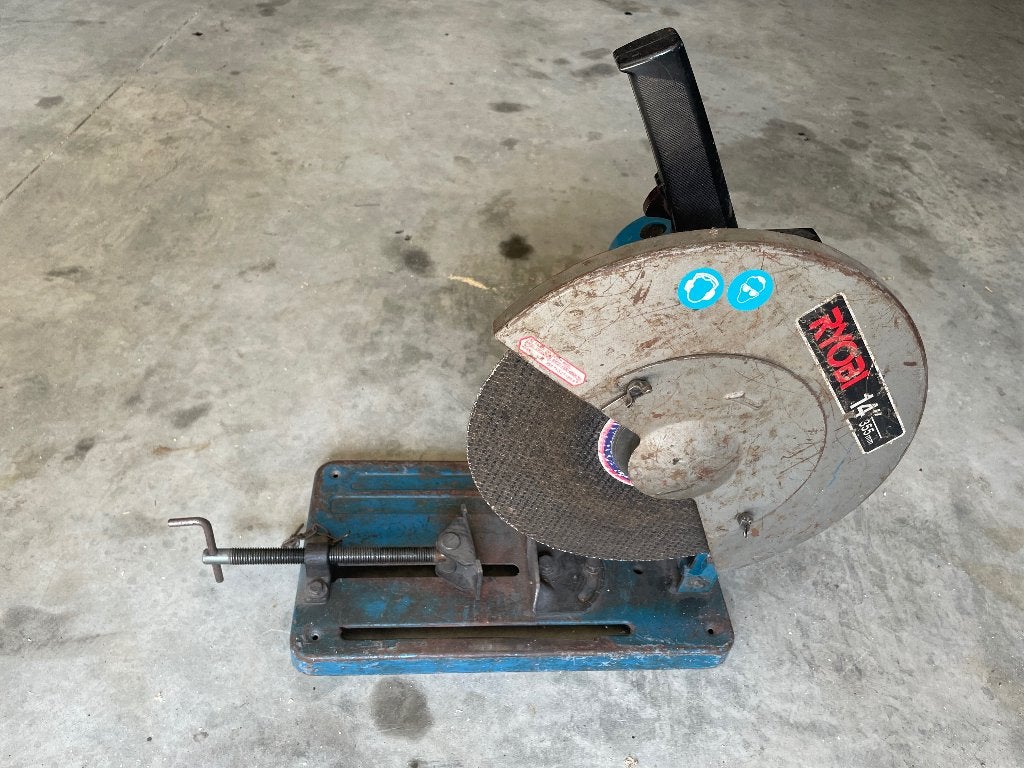 Afkortzaag metaal, Doe-het-zelf en Verbouw, Gebruikt, 70 mm of meer, Afkortzaag, 1200 watt of meer
