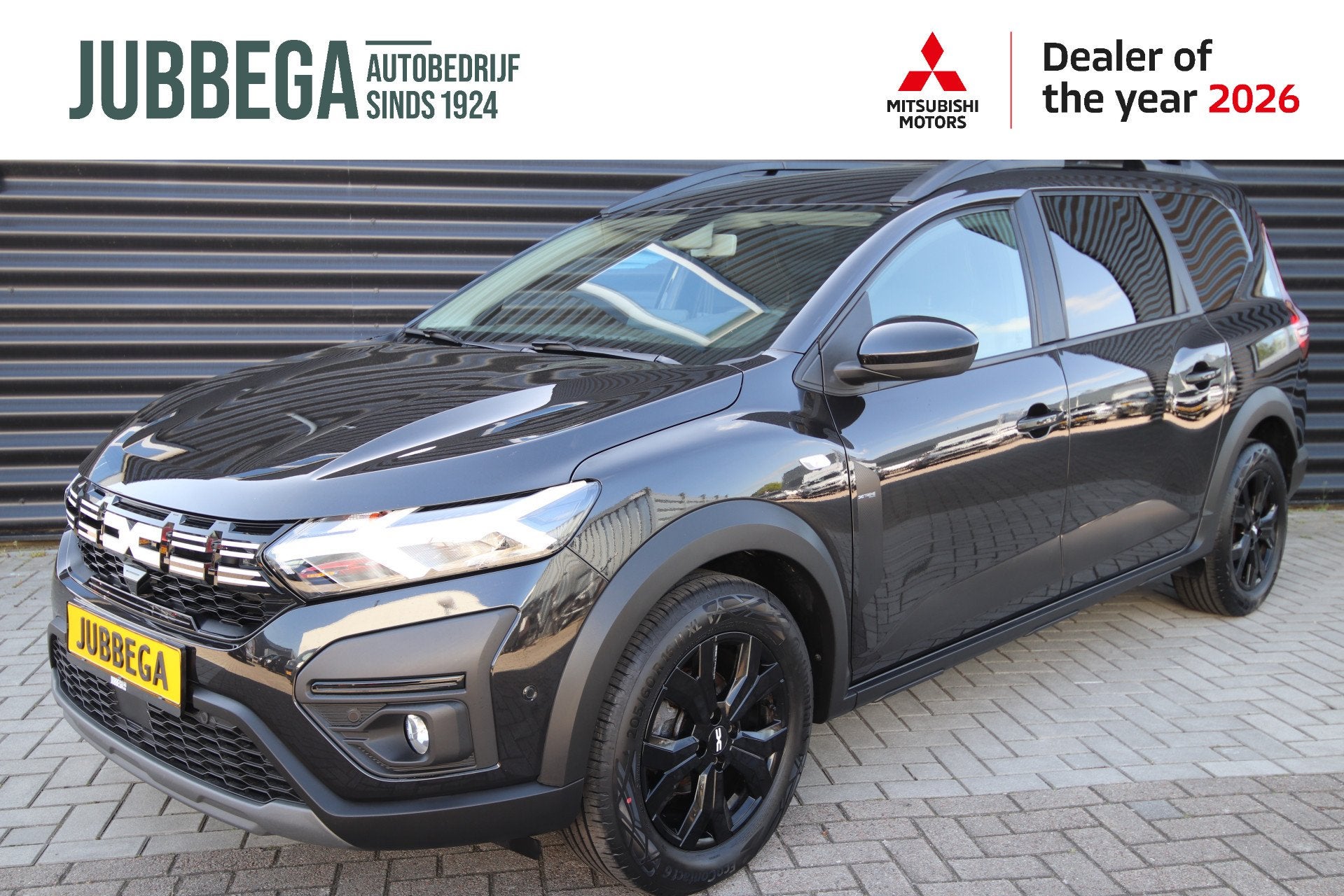 Dacia Jogger 1.0 TCe 100 ECO-G Extreme 5p. LPG, (bj 2023), Auto's, Voorwielaandrijving, Gebruikt, Zwart, Zwart