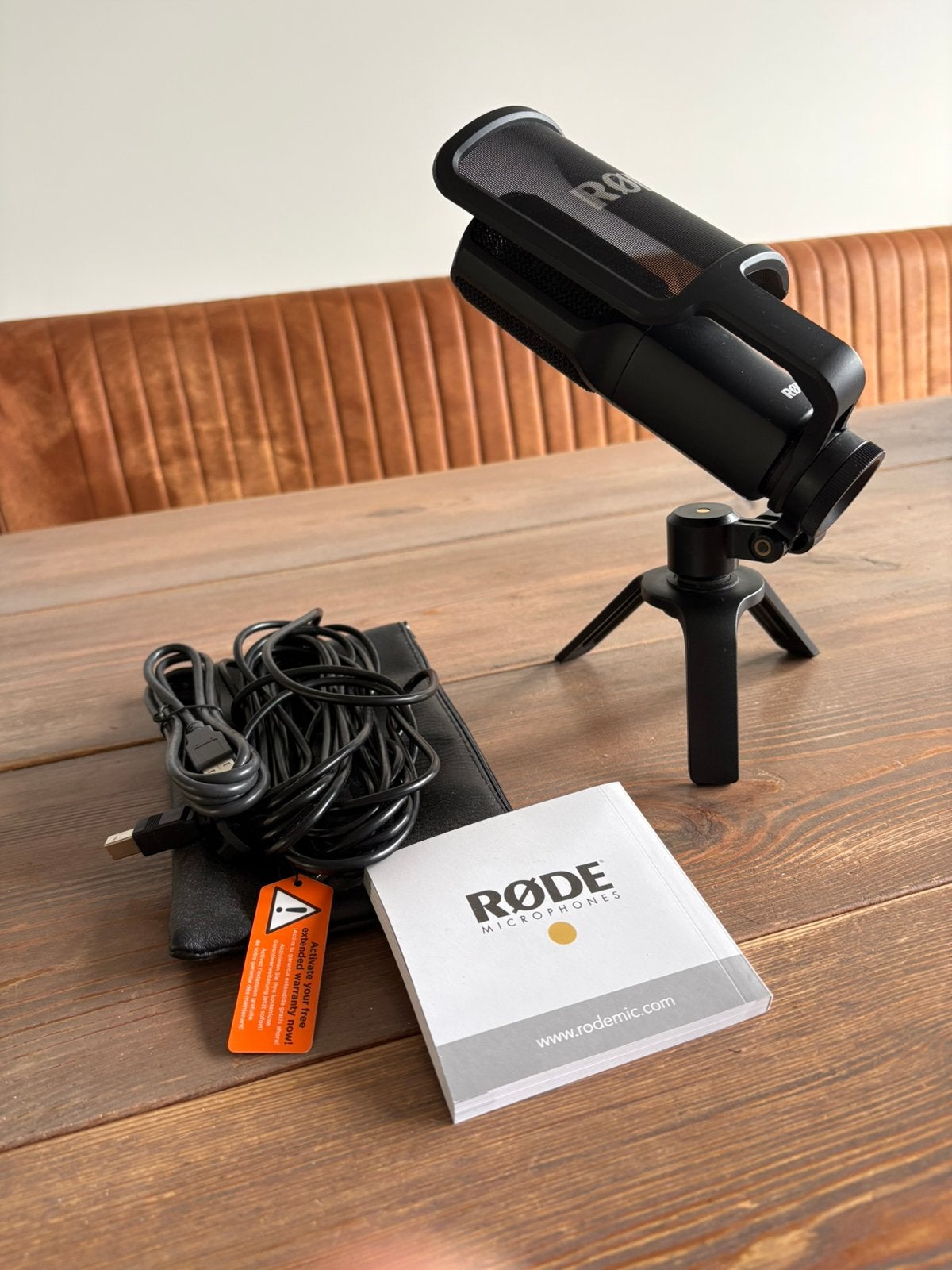 RØDE NT-USB studio microfoon, Muziek en Instrumenten, Microfoons, Ophalen, Nieuw, Studiomicrofoon