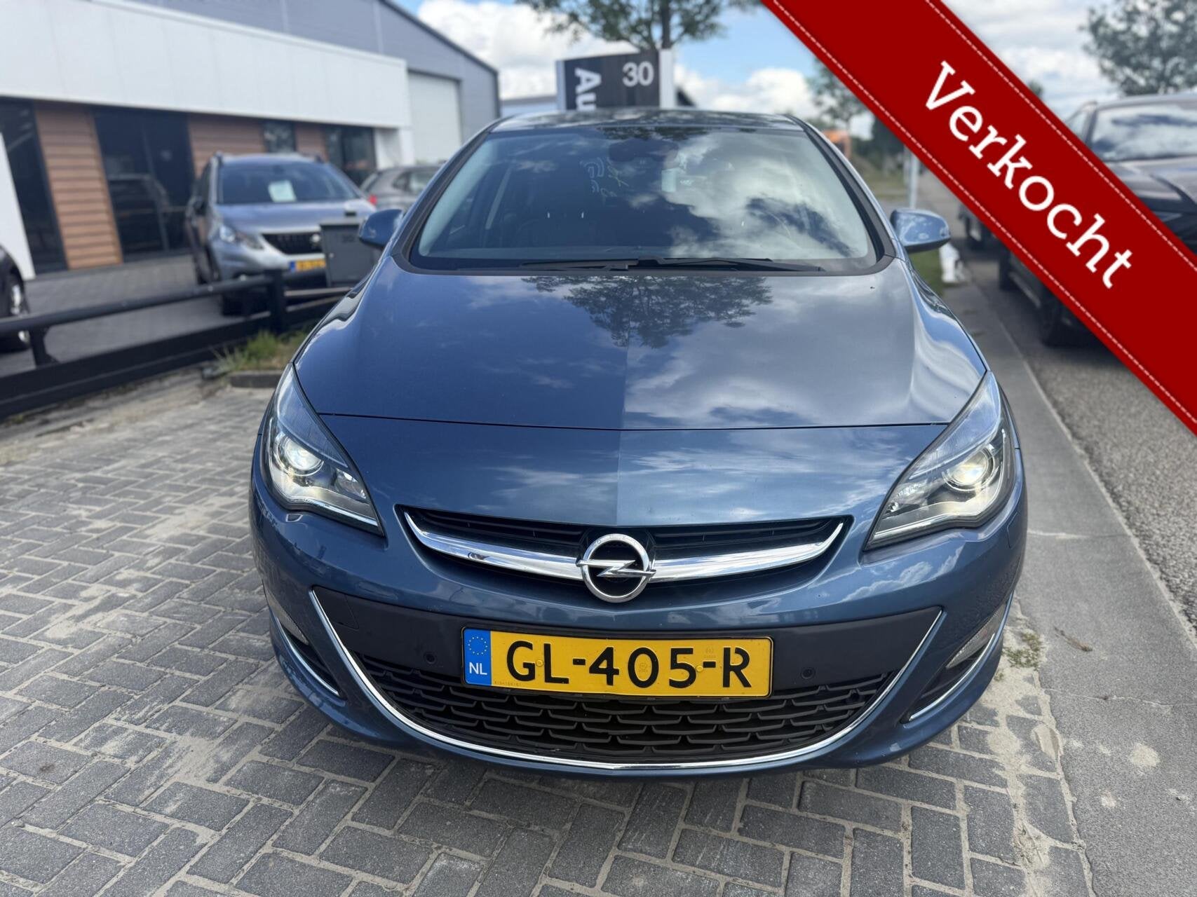 Opel Astra 1.4 Turbo Sport + NAVI,CAMERA,18 INCH,CRUISE,LEER, Auto's, Opel, Gebruikt, 4 cilinders, Met garantie (alle), Blauw