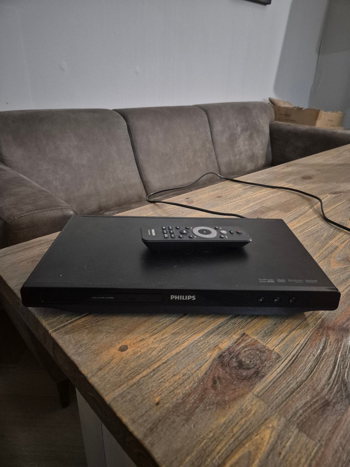 Philips DVP3800 DVD-speler met afstandsbediening, Ophalen of Verzenden, Gebruikt, Dvd-speler, Philips