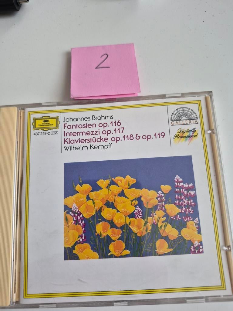 Brahms: Fantasien, Intermezzi, Klavierstücke Wilhelm Kempff, Ophalen of Verzenden