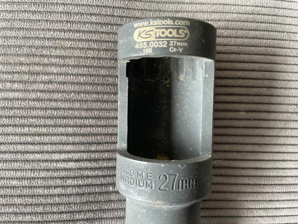 KS Tools 455.0032, Dieselverstuiver dop 12- kant, 27mm-1/2", KS Tools, Nieuw, Ophalen of Verzenden, /