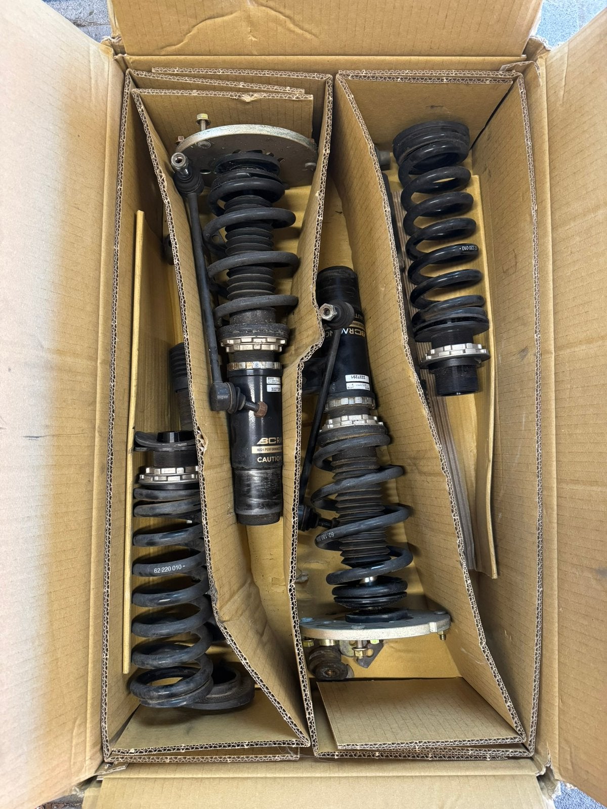 BC Racing BR-RA serie schroefset BMW F serie 5 bout, Ophalen, Gebruikt, BMW