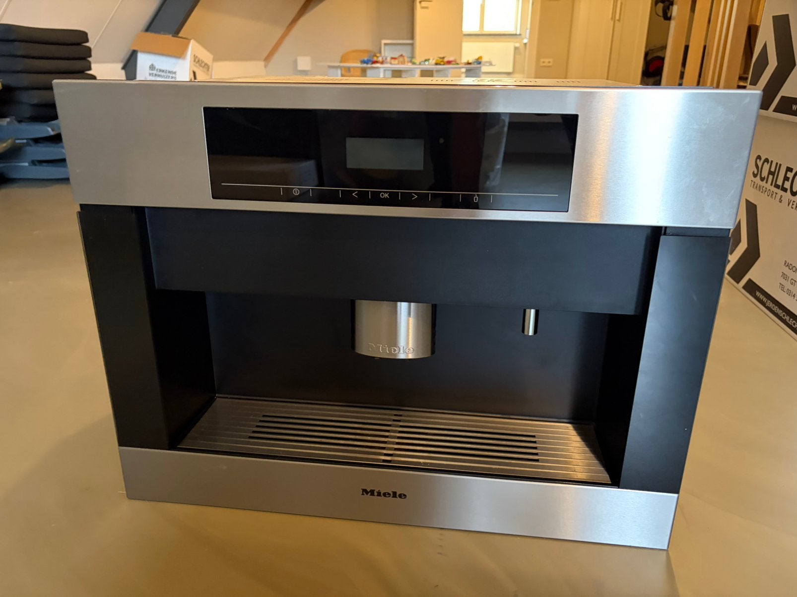 Miele CVA 5065 Inbouw Koffiemachine – Defecte, Witgoed en Apparatuur, Ophalen, Gebruikt, Koffiemachine, Koffiebonen