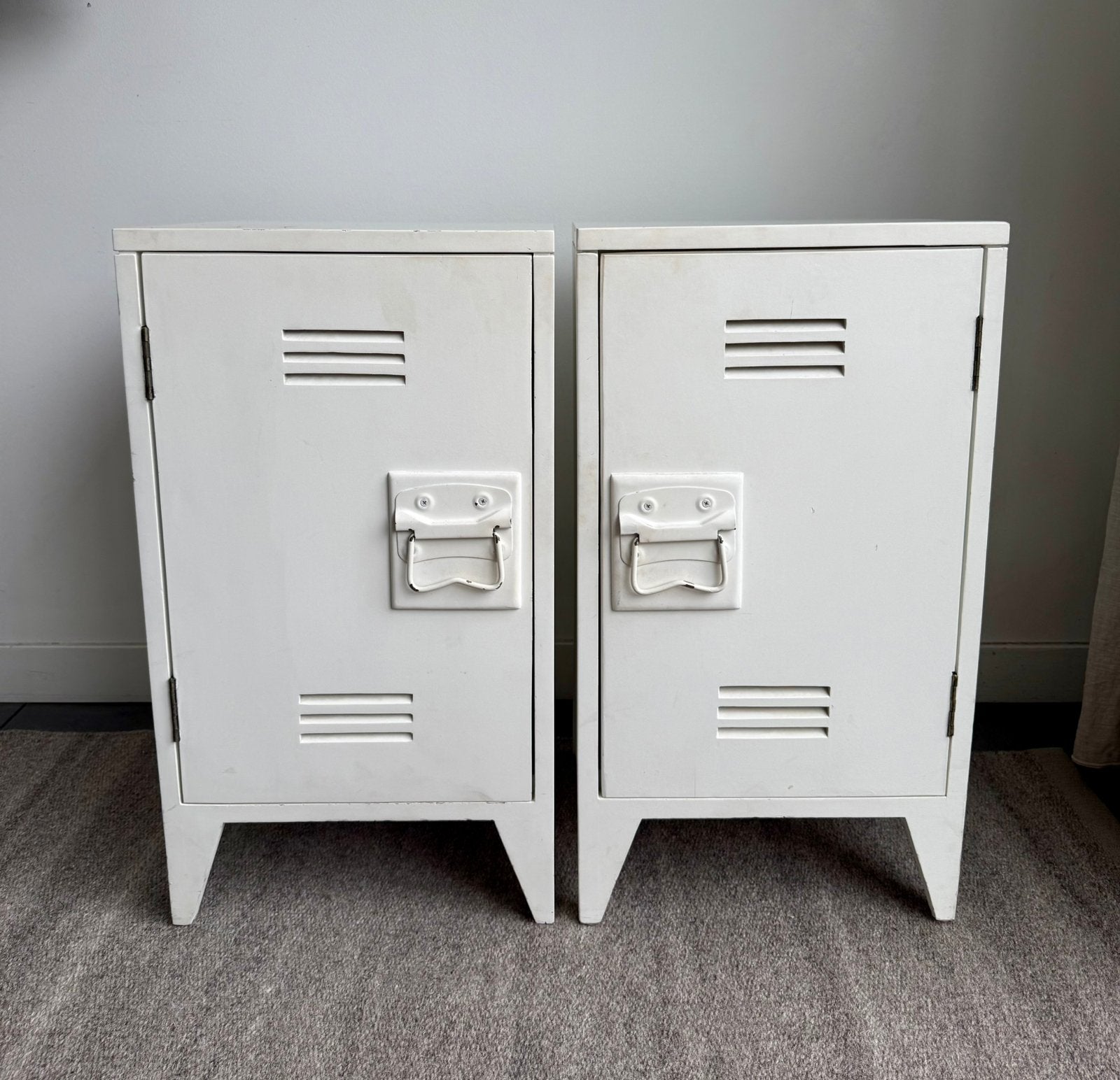 HKLiving lockerkast wit. Set van 2., Ophalen, Gebruikt