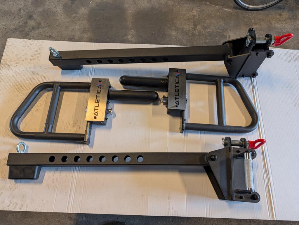 Atletica R5 Jammer Arms set en Riot Jammer Arms Straight Bar, Ophalen, Zo goed als nieuw, Benen, Overige typen