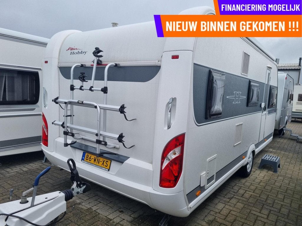 Hobby 545 KMF de luxe edition STAPELBED + MOVER + AUTARK, Caravans en Kamperen, Caravans, Rondzit, Hobby, 7 tot 8 meter, Bedrijf