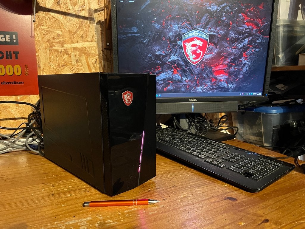 Mini-Game-PC Core i7-8700/GTX1660Super/512GB SSD/16GB/1TB, Ophalen, Refurbished, MSI Infinite S, Gaming