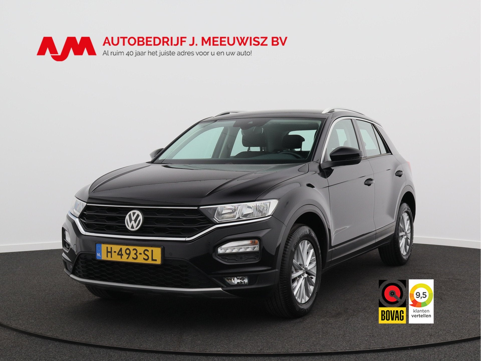 Volkswagen T-Roc 1.0 TSI Style/ lage km/ zeer mooi!, Auto's, Volkswagen, Voorwielaandrijving, Stof, Gebruikt, Zwart