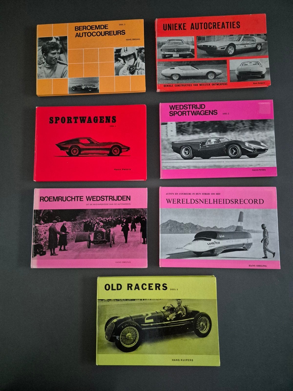 Collectie 7 Autoboeken / Peters / Ebeling, Ophalen of Verzenden, Gelezen