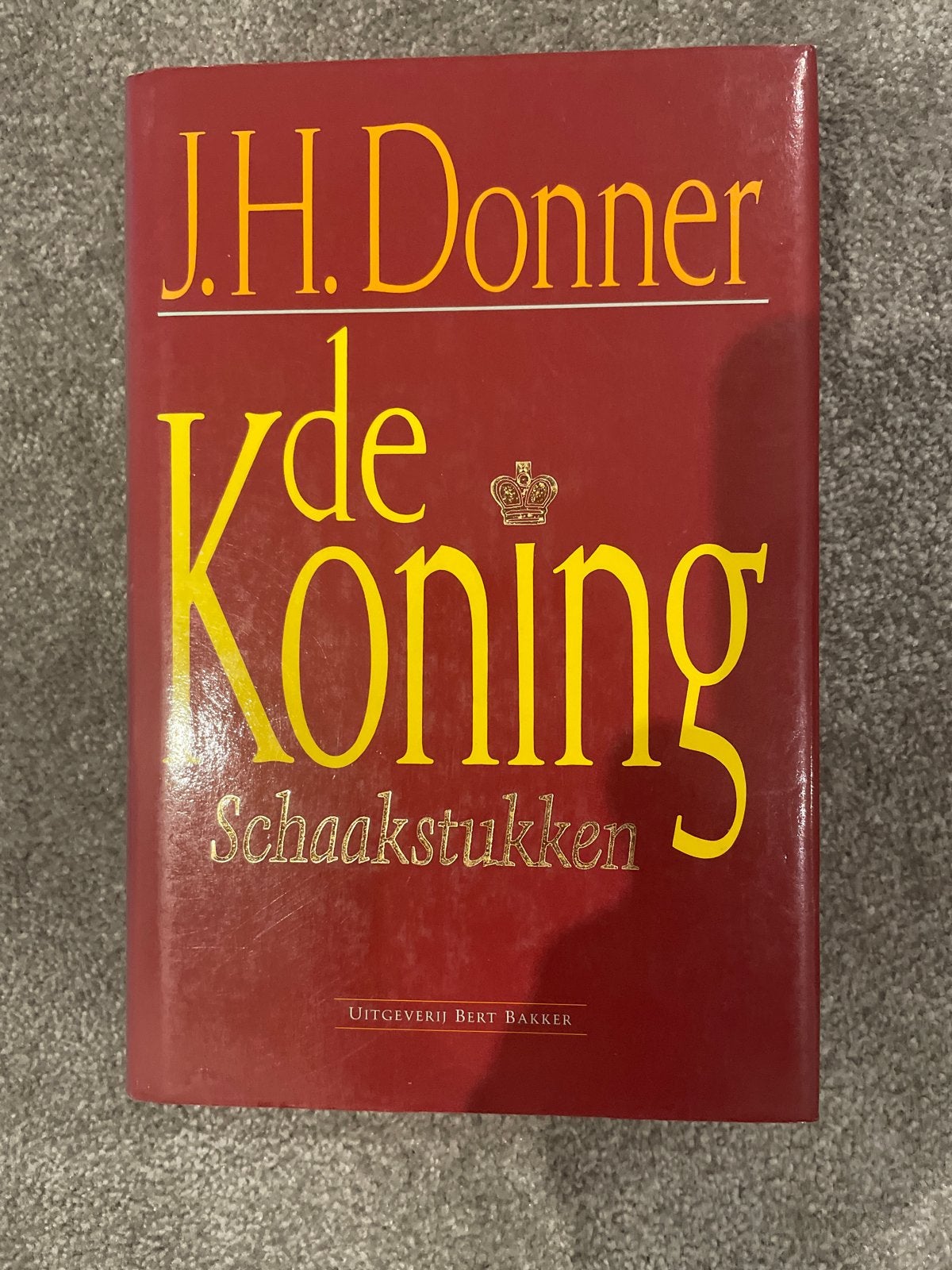 J.H. Donner - Schaakboek Schaakstukken de Koning, Boeken, Ophalen of Verzenden, Gelezen, Nederland