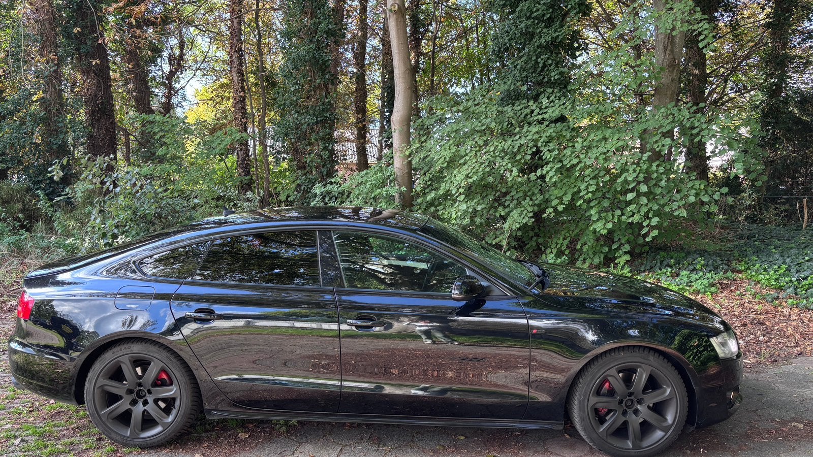 Audi A5 2.0 Tfsi 155KW Sportback QT S-tr 2010 Zwart, Auto's, 4 cilinders, 1984 cc, 4 stoelen, Zwart