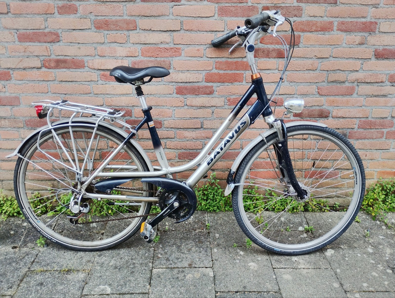 Solide Batavus Studenten fiets, Fietsen en Brommers, Fietsen | Dames | Damesfietsen, Ophalen, Versnellingen, Batavus, 53 tot 56 cm