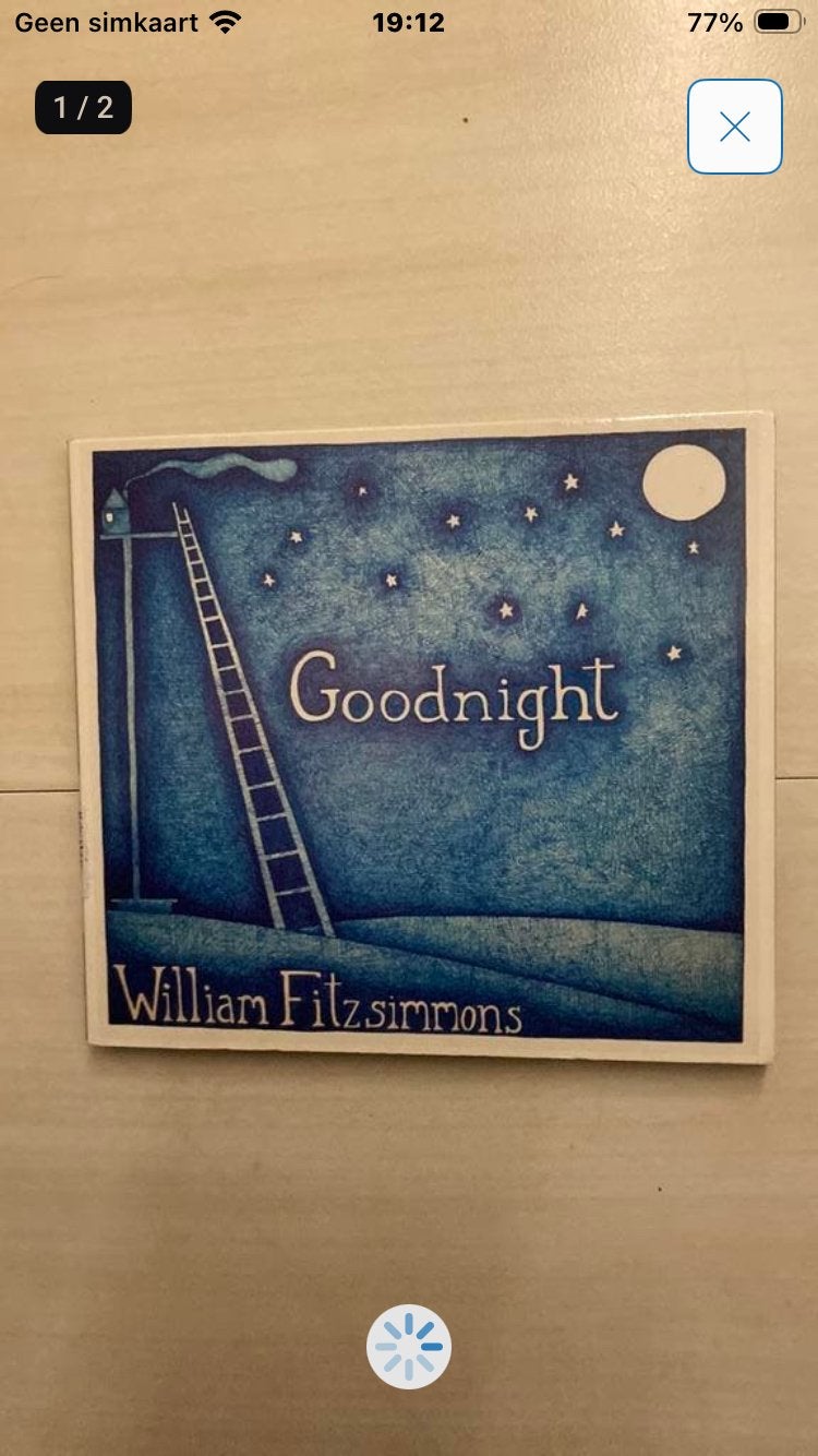 William Fitzsimmons - goodnight (singer-songwriter) acoustic, Ophalen of Verzenden, Gebruikt, Singer-songwriter