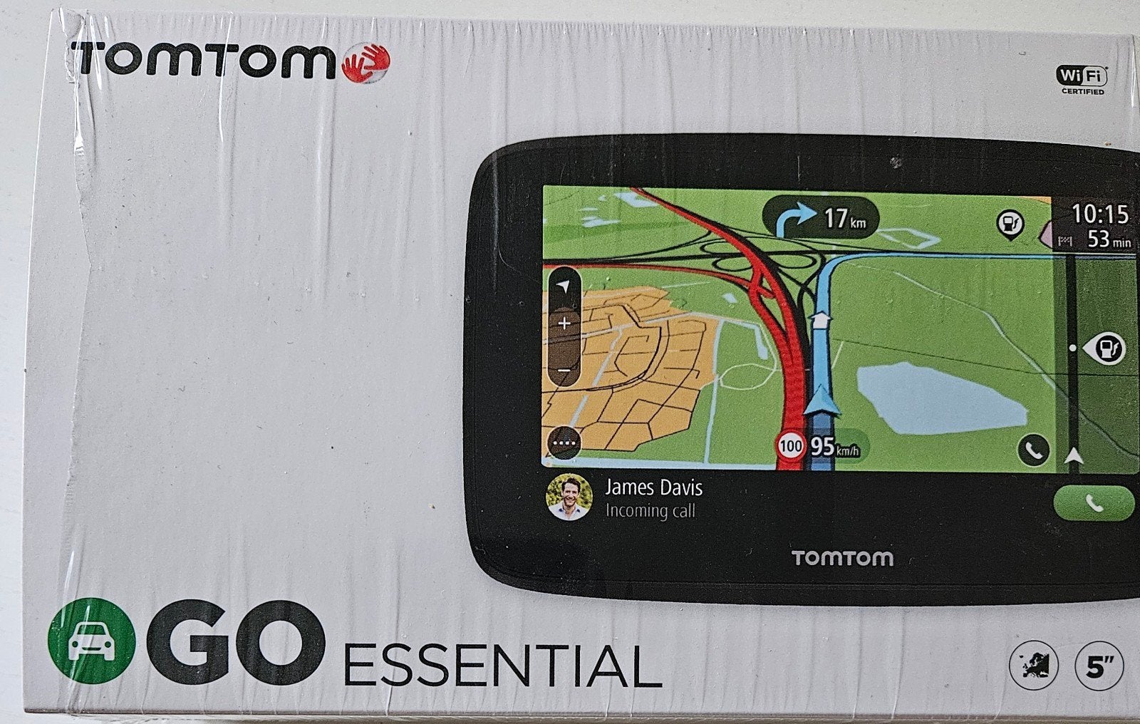 TomTom GO Essential 5 inch navigatiesysteem, Ophalen of Verzenden, Zo goed als nieuw