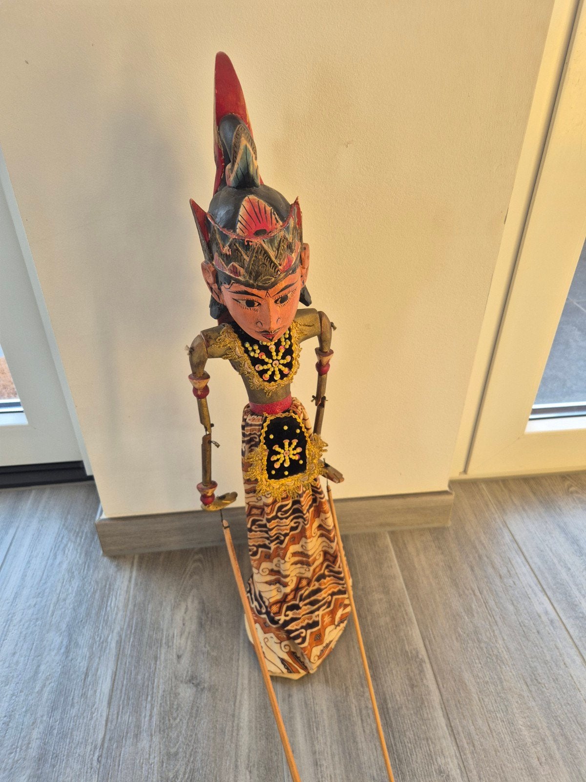 Prachtige Javaanse Wayang Golek Pop (68 cm), Ophalen