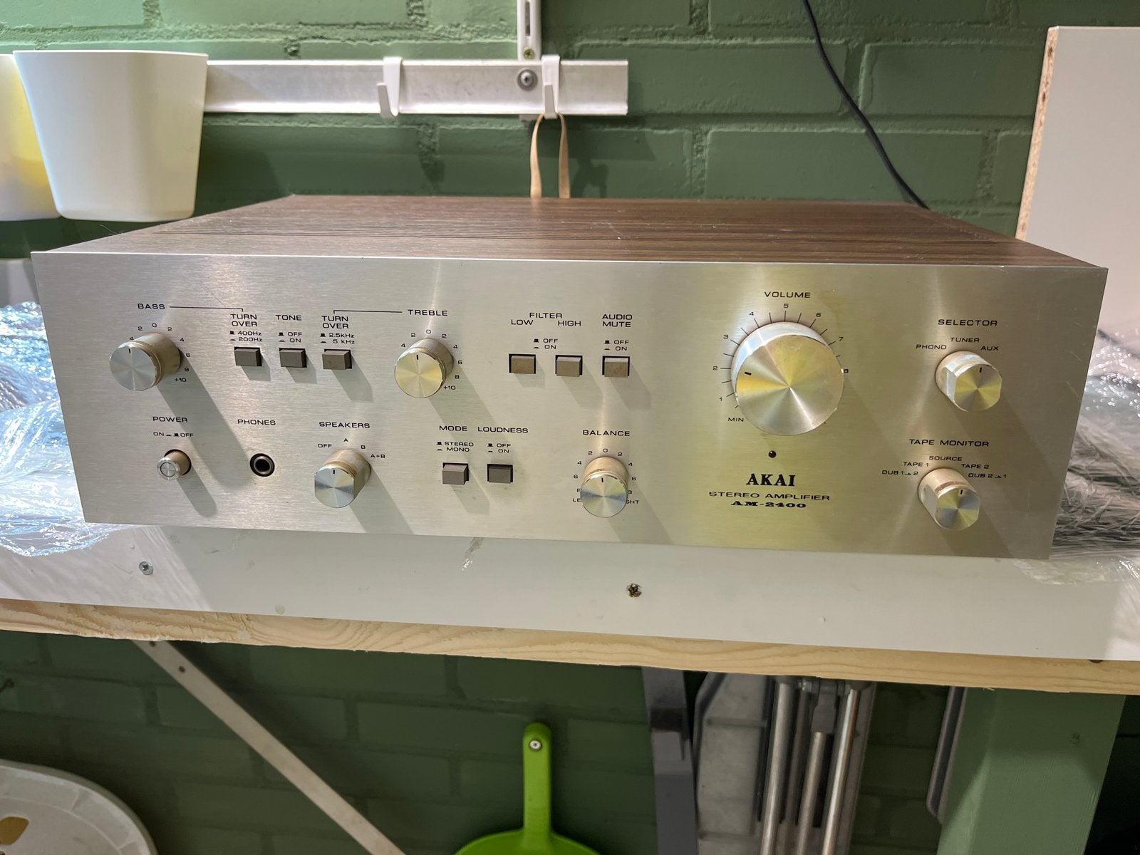 Akai AM-2400 Stereo Versterker - Vintage Audio, Gebruikt, 60 tot 120 watt, Stereo, Ophalen