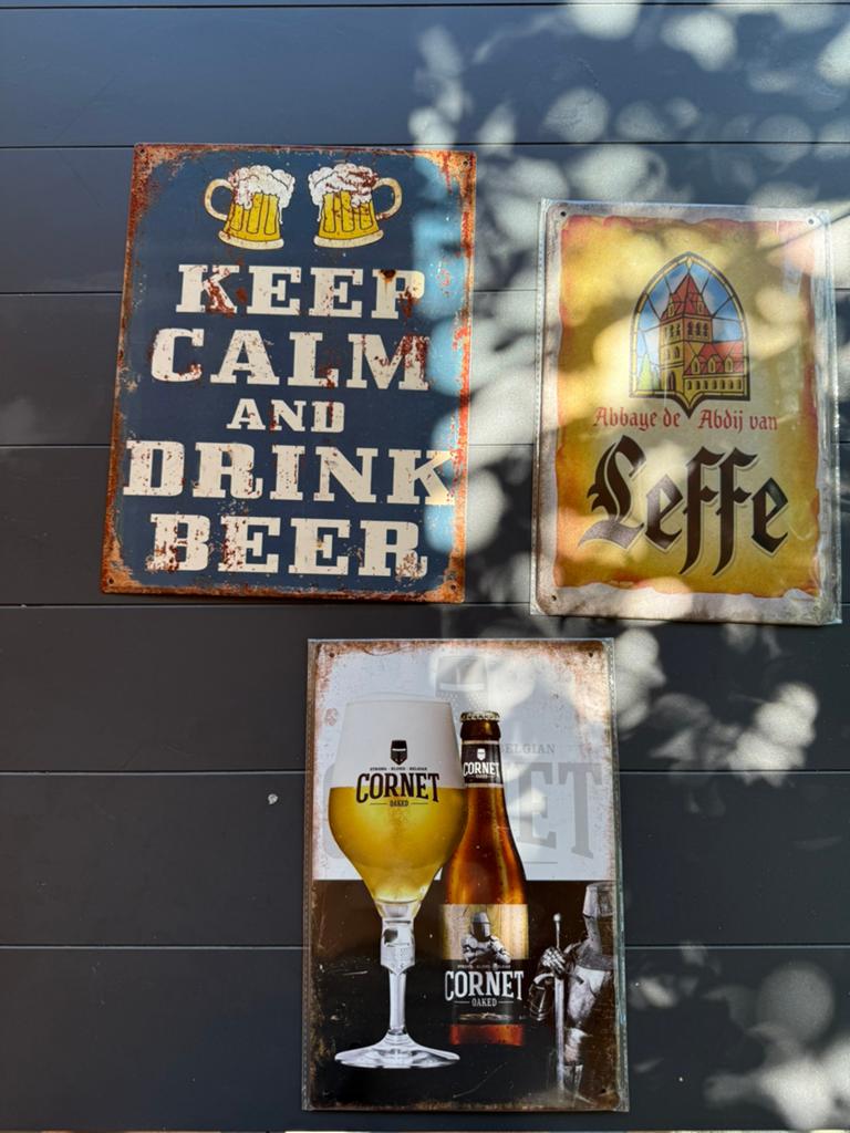 Emaille bordjes, Verzamelen, Biermerken, Ophalen of Verzenden, Nieuw, Reclamebord, Plaat of Schild, Overige merken